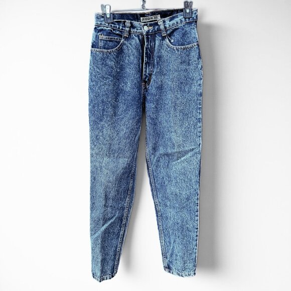 Jordache Vintage Acid Wash Jeans Y2K Low Rise Retro 90s Size 9/10 - Picture 1 of 6